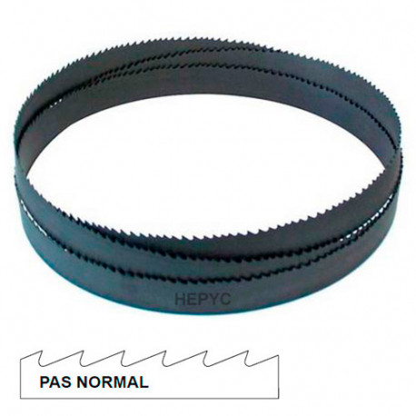 Lame de scie à ruban métal PAE 2455 x 27 x 0,9 mm x 14 TPI pas normal - Bi-métal M42 - 72080802455 - Hepyc