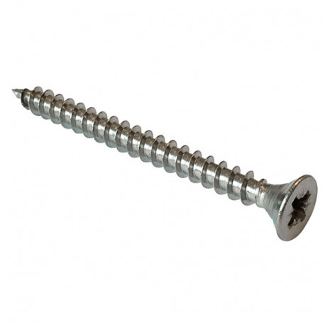 25 vis à bois à tête fraisée plate M 3 x l. 20 mm . INOX A2. Cruciforme Z pozidrive. - Fixtout