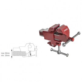 Etau mobile d'établi de serrurier 65 x 45 x 100 mm en fonte - 55007 - Piher