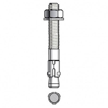 Blister de 10 goujons d'ancrage T D. 10 x Lt. 110 mm version INOX A4 ATE Option 7 - PO07829BL - Alsafix