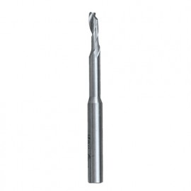 Mèche de précision une lèvre HSS D. 5 mm L. 90 mm Q. 8 mm pour alu et PVC - 509.505.45 - Leman
