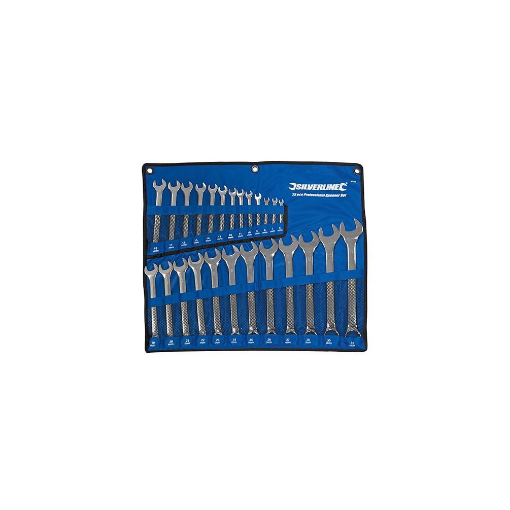 Silverline - SP100 - Trousse de 25 Clés Mixtes