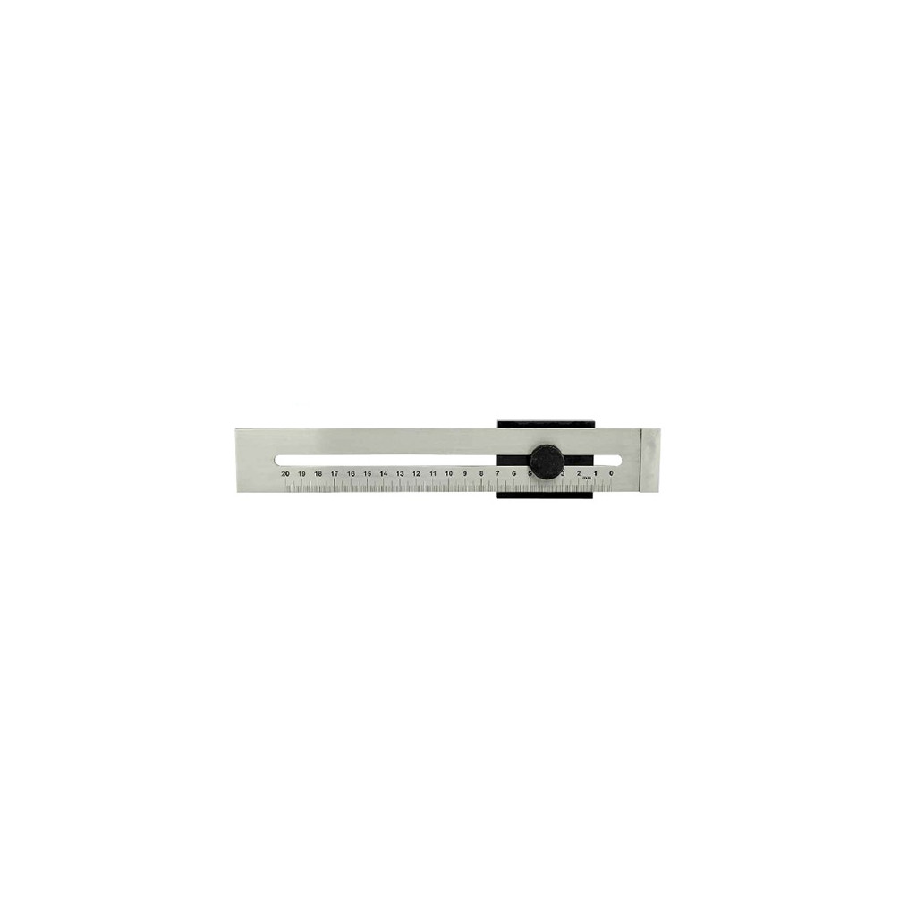 Jauge de profondeur pour bande de roulement des pneus 1 - 25 mm - 380151 -  Silverline