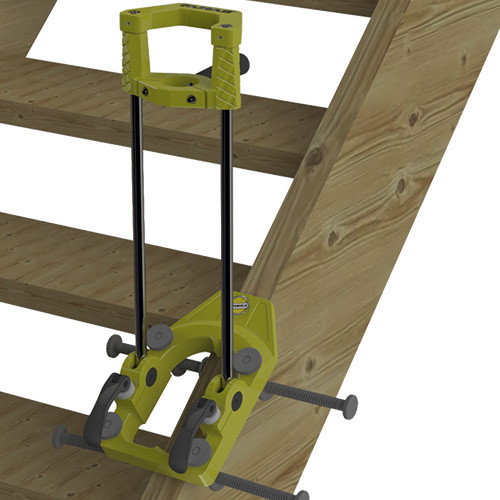 Support de perçage pour perceuse pivotant avec dispositif de serrage pour  mèche bois charpente 320 mm
