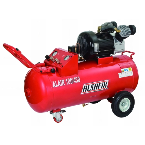 Compresseur 100 Litres 230 V 4 CV ALAIR 100/430 - AL57210 - Alsafix