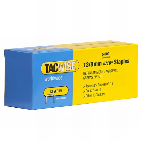 Boîte de 5000 agrafes galvanisées de type 13 L. 8 mm - TA-0234 - Tacwise