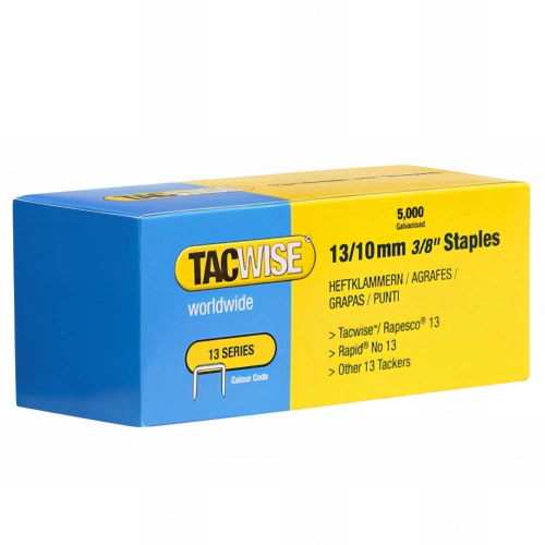 Boîte de 5000 agrafes galvanisées de type 13 L. 10 mm - TA-0235 - Tacwise