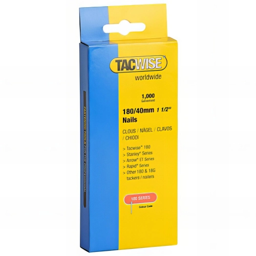 Boîte de 1000 clous en acier galvanisé en bande de type 180 L. 40 mm - TA-0747 - Tacwise