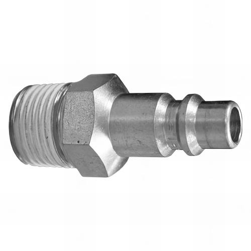 Embout fileté mâle R 3/8", passage D. 8 mm, pour embout ISO 6150-B