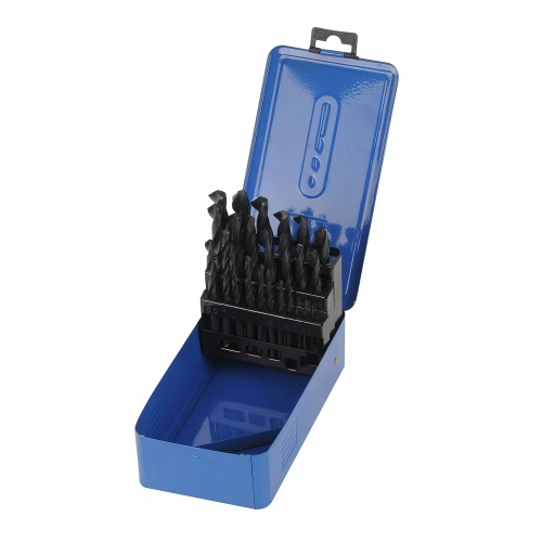 Coffret 25 forêts métaux HSS-R de 1 à 13 mm par incréments de 0,5 mm - DS51 - Silverline