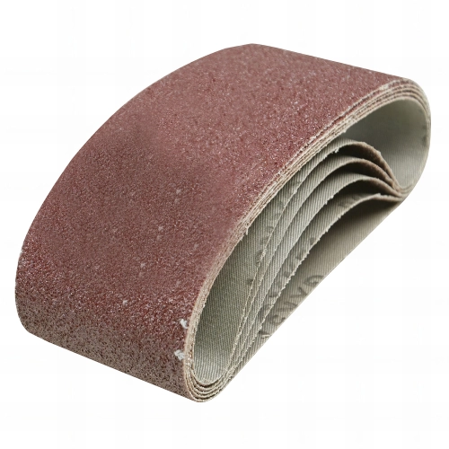 5 bandes abrasives corindon 75 x 457 mm Grain 40 - 171121 - Silverline