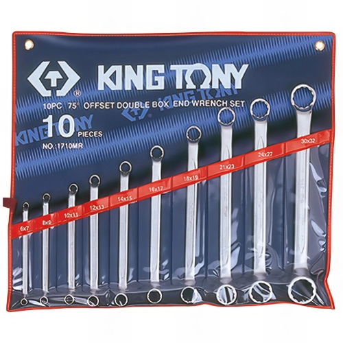 Trousse de 10 clés polygonales contrecoudées métriques - 6 à 32 mm