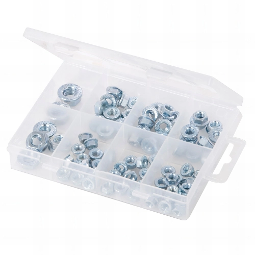 Coffret d'écrous à embase 78 pcs - 205828 - Fixman