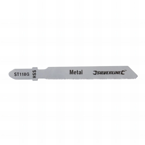 5 lames de scie sauteuse LU 50 mm HSS pour le métal - 234320 - Silverline