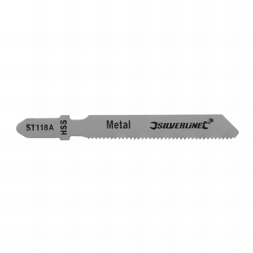 5 lames de scie sauteuse LU 50 mm HSS pour le métal - 234444 - Silverline