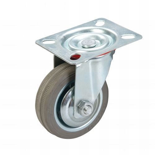 Roulette pivotante caoutchouc D. 75 mm 50 kg - 234808 - Fixman