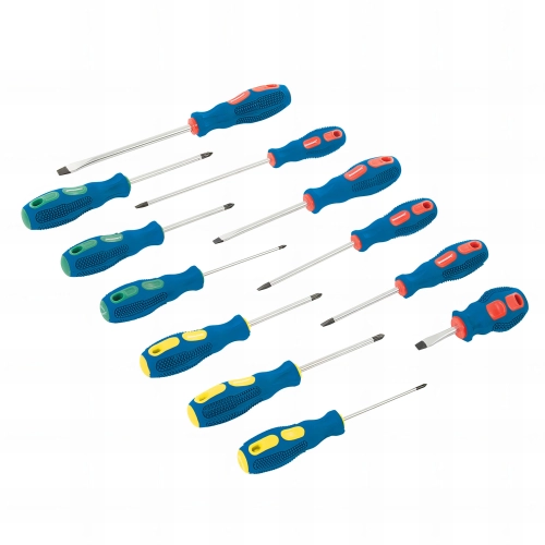 12 tournevis à usage général 12 pcs - 248250 - Silverline