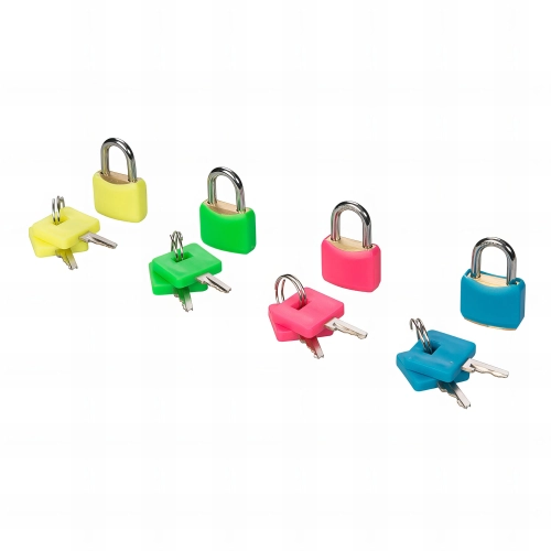 Ensemble de 4 cadenas en laiton fluo 20 mm - 282715 - Silverline