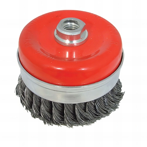 Brosse coupe à fils d'acier torsadés D. 100 mm M14 - 303859 - Silverline