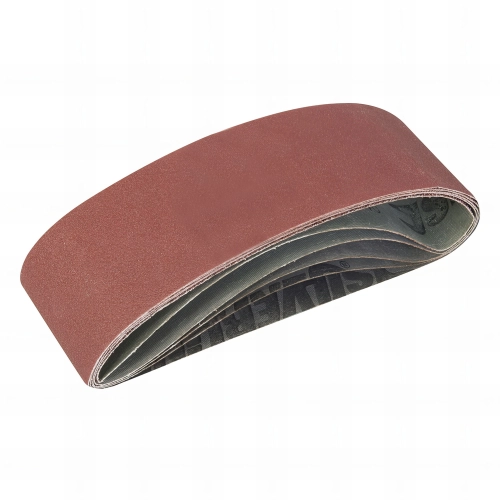 5 bandes abrasives corindon 75 x 533 mm Grains assortis : 40, 60, 2 x 80 et 120 - 310680 - Silverline