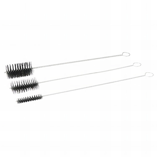 Ensemble de 3 brosses à chaudière et tuyaux D. 15, 35 et 50 mm L. 480 mm - 322211 - Silverline