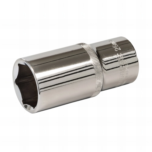 Douille métrique profonde 1/2" D. 26 mm en chrome-vanadium - 324782 - Silverline