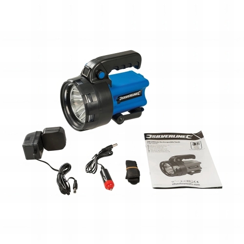 Projecteur rechargeable lithium 3 W 150 lumens - 347767 - Silverline