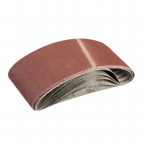 5 bandes abrasives corindon 100 x 610 mm Grain 80 - 363320 - Silverline