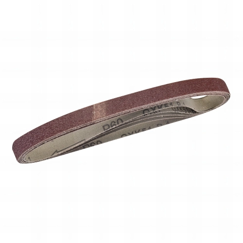 5 bandes abrasives corindon 10 x 330 mm Grain 60 - 364425 - Silverline