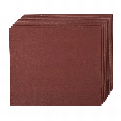 10 feuilles abrasives toile émery pour ponçage à main 230 x 280 mm Grain 60 - 399016 - Silverline