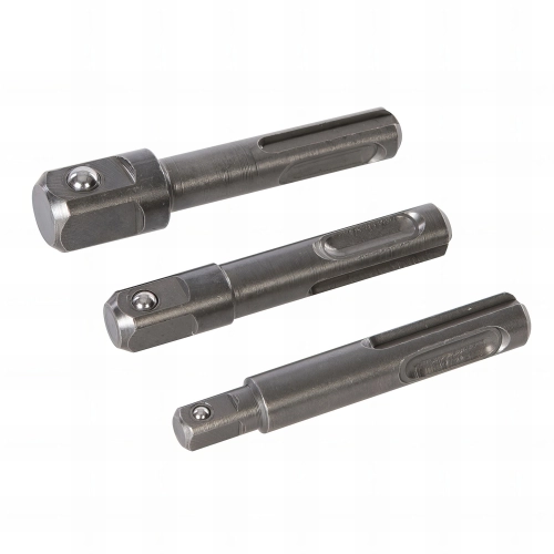 3 porte-douilles SDS-Plus 1/4", 3/8" et 1/2" - 633498 - Silverline