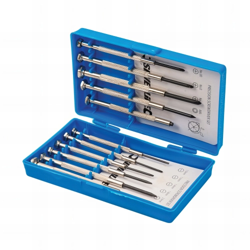 Coffret de 11 tournevis de précision - 633602 - Silverline