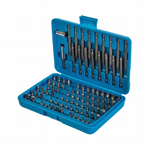 Coffret 98 pièces d'embouts de vissage multi-empreintes Q 6,35 mm - 633662 - Silverline