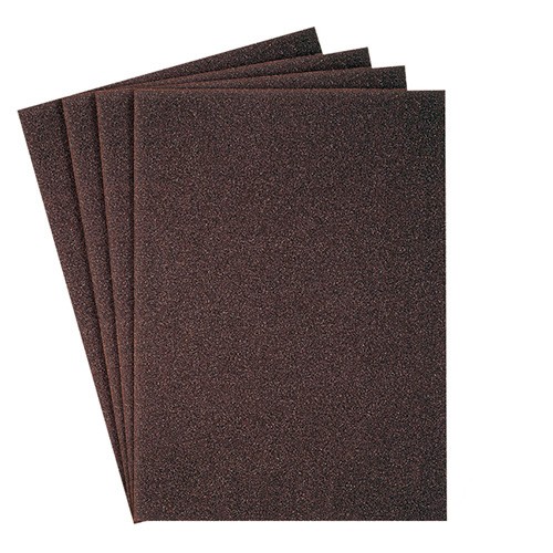 10 feuilles abrasives imperméables pour ponçage à main, sec ou humide 230 x  280 mm Grain 120 - 712247 - Silverline