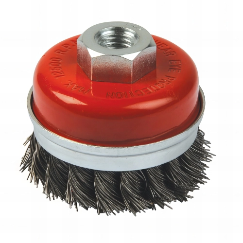 Brosse coupe à fils d'acier torsadés D. 80 mm M14 - 675339 - Silverline