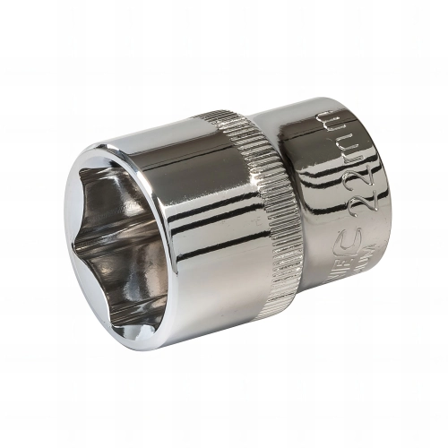 Douille métrique 1/2" D. 22 mm en chrome-vanadium - 677277 - Silverline