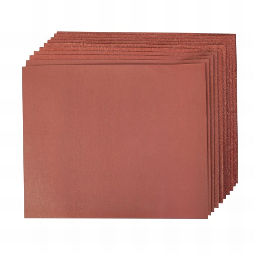 10 feuilles abrasives anti-encrassantes pour ponçage à main 230 x 280 mm Grains assortis - 696982 - Silverline