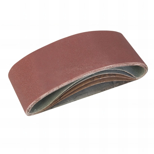 5 bandes abrasives corindon 75 x 457 mm Grains assortis : 40, 60, 2 x 80 et 120 - 760354 - Silverline