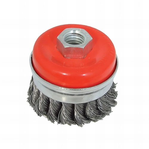 Brosse coupe à fils acier torsadés 65 mm M14 - 778649 - Silverline