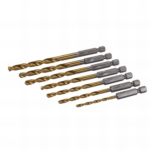 Coffret 7 mèches Q. 6 pans 3, 4, 4,5, 5, 5,5, 6 et 6,5 mm - 819714 - Silverline