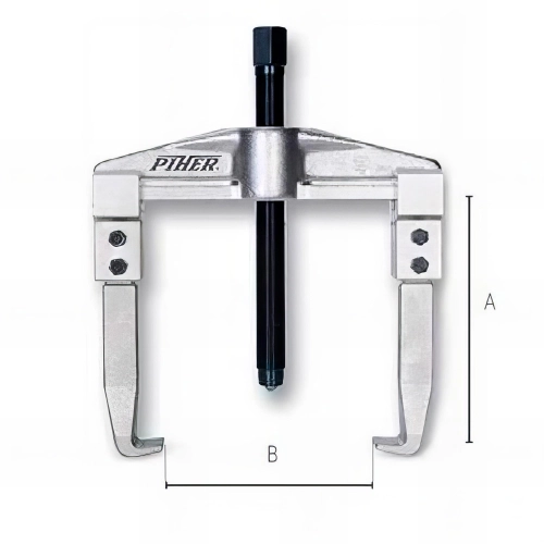 Extracteur d'engrenage 2 griffes réversibles L. 100 mm - 72015 - Piher