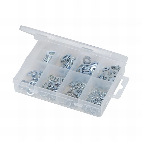 Coffret de rondelles/joints en acier 210 pcs - 935619 - Fixman