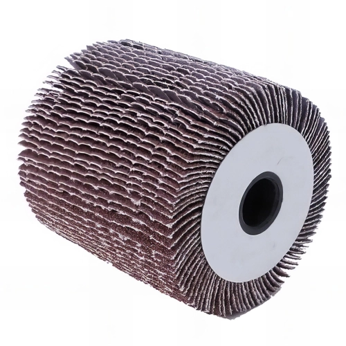 Brosse pour rénovateur à lamelles abrasives grain 80 D. 80 mm L. 100 mm - Ponçage plat