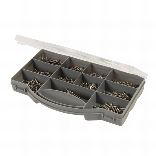 Coffret de vis PZ autotaraudeuses en inox A2 - 570 pcs - 950295 - Fixman