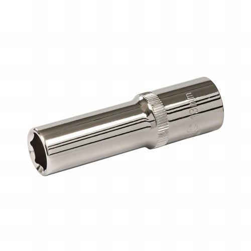 Douille métrique profonde 1/2" D. 13 mm en chrome-vanadium - 955428 - Silverline