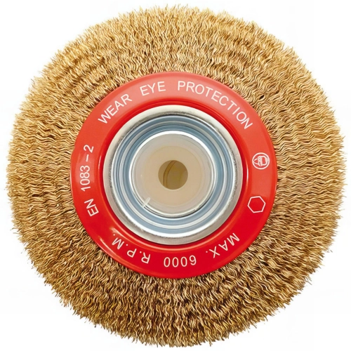 Brosse circulaire D. 150 x 20 x 13 mm. Fils de 0,30 mm en acier laitonné - 800386 - Peugeot