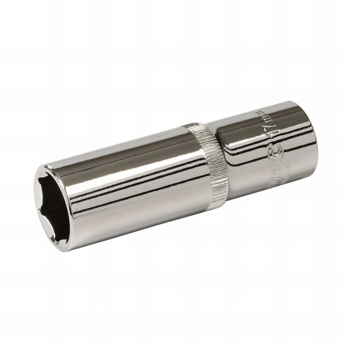 Douille métrique profonde 1/2" D. 17 mm en chrome-vanadium - 983753 - Silverline