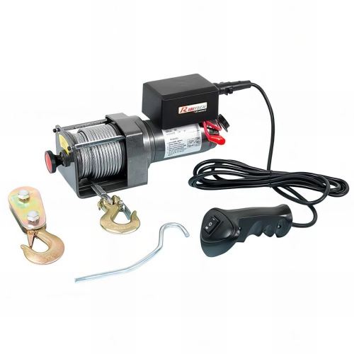 Treuil Electrique 12 V 1100 kg - PE12V/2500 - Ribitech