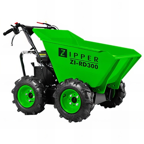 Mini dumper 4 roues motrices avec benne L. 912 mm thermique 196 cm3 ZI-RD300 - ZIPPER