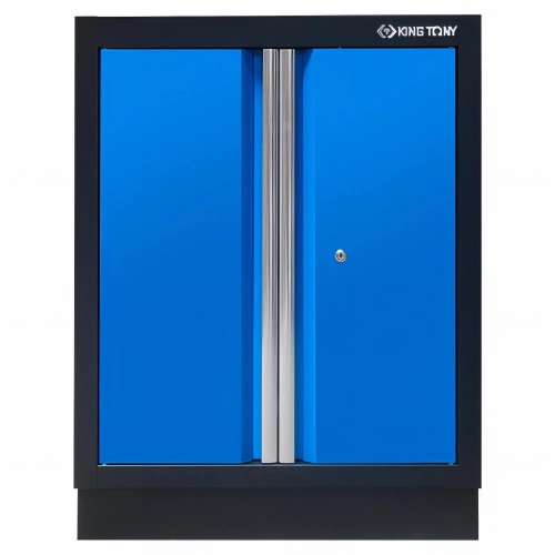 Meuble bas vide bleu - 2 portes - 680 x 910 x 460 mm